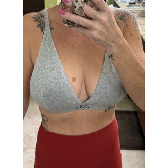 We the free heathered grey bralette NWT $38 retail Free People Medium - Picture 2 of 9